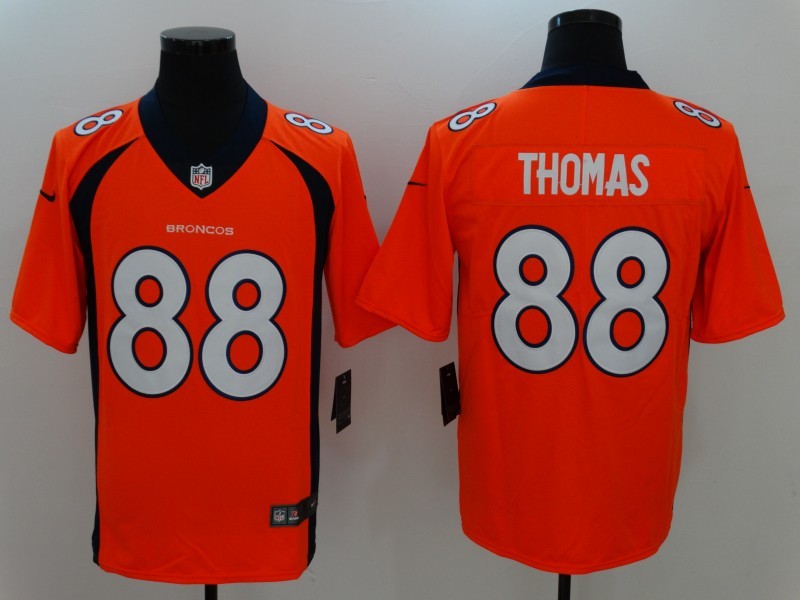 Men's Denver Broncos Demaryius Thomas #88 Orange Jersey